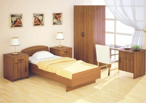 Мебель для общежитий "Студент", цвет ОРЕХ ПИРАМИДА