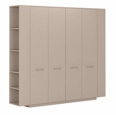 Шкаф/гардероб высокий со стеллажами JNO12MD