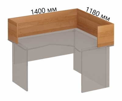 Перегородка для стола угловая FR348UN