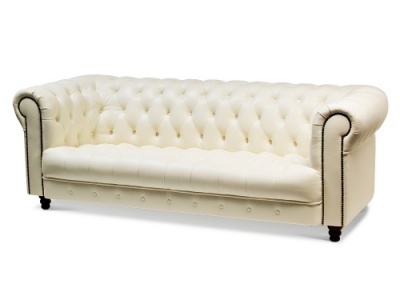 Трёхместный диван из кожи "Честер" Ч-3MB из кожи
