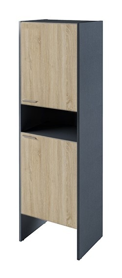 Шкаф для бумаг высокий с нишей ACI-66.2x011 Inn