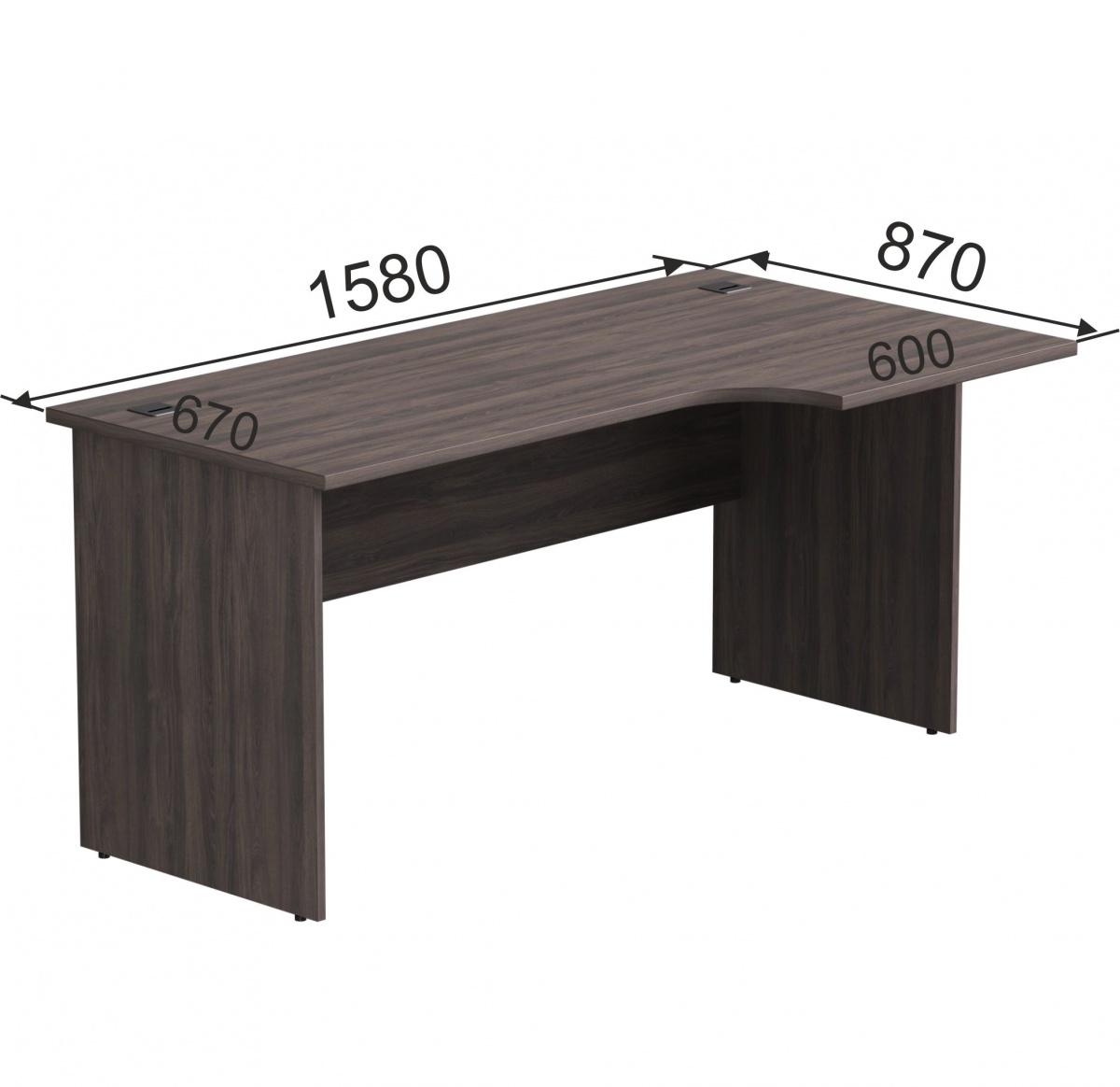 Стол угловой AC114EVO Правый