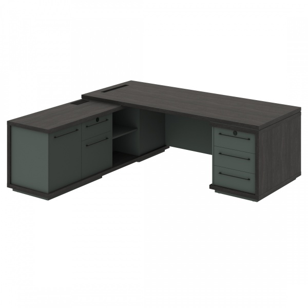 Стол руководителя G-200.1L Гринвуд