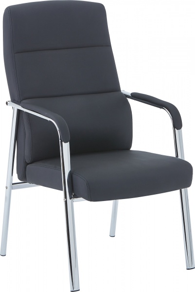 Кресла для совещаний на металлическом каркасе