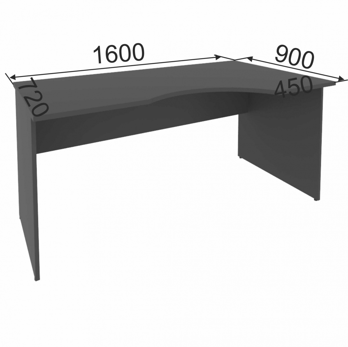 Стол эргономичный АСЭ-16.90Пр Эрго