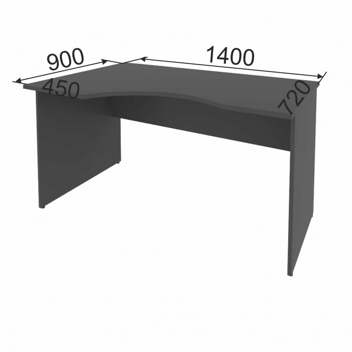 Стол эргономичный АСЭ-14.90Л Эрго
