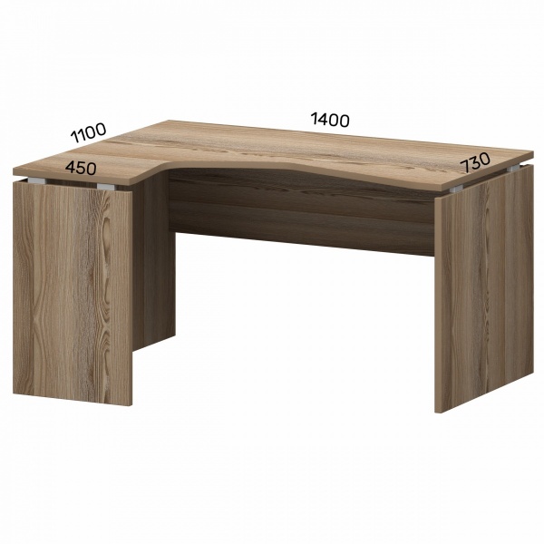 Стол угловой НТ-040Л Аргентум