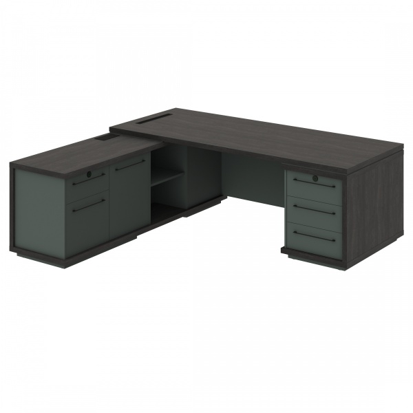 Стол руководителя G-220.3L Гринвуд