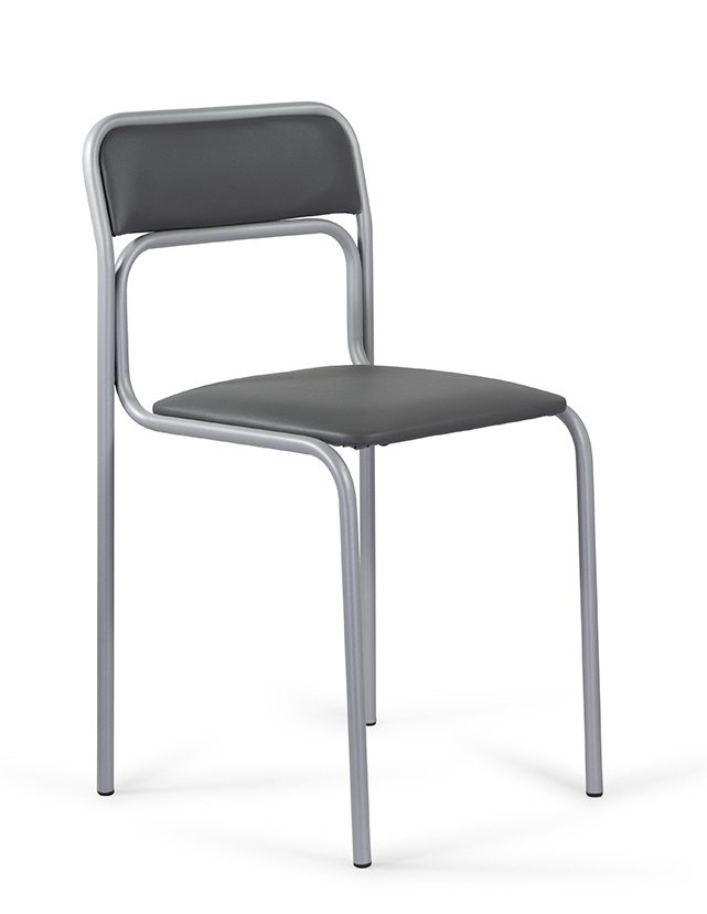 Стулья на каркасе из металла