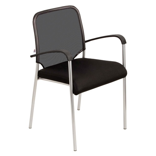 Кресла для совещаний на металлическом каркасе