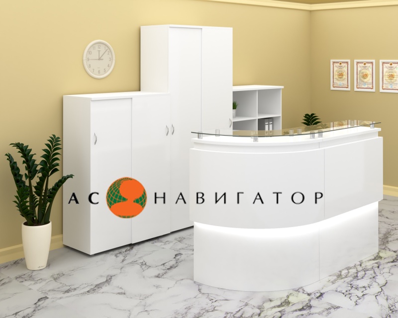 цвет:белый/белый глянец