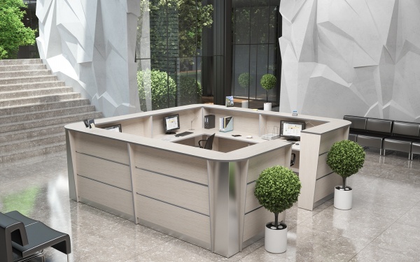 Офисный ресепшен R-Ed, цвет: Сосна Карелия