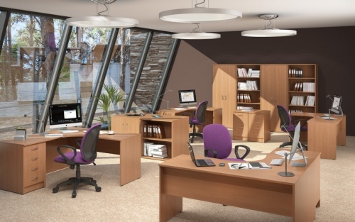 Мебель для сотрудников "ИМИДЖ", цвет: Груша Арозо