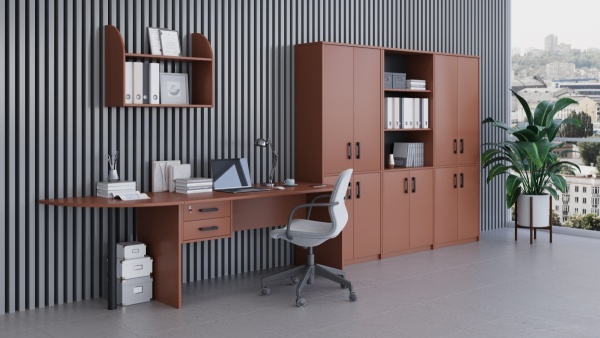 Офисная мебель "АРГО", цвет:Терракот