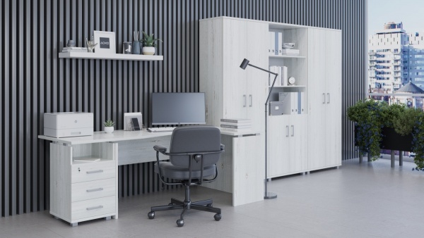 цвет ЛДСП:сосна винтер, мебель серии "Аргентум"