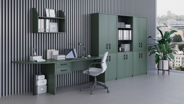Офисная мебель "АРГО", цвет:Тайга Зелёный