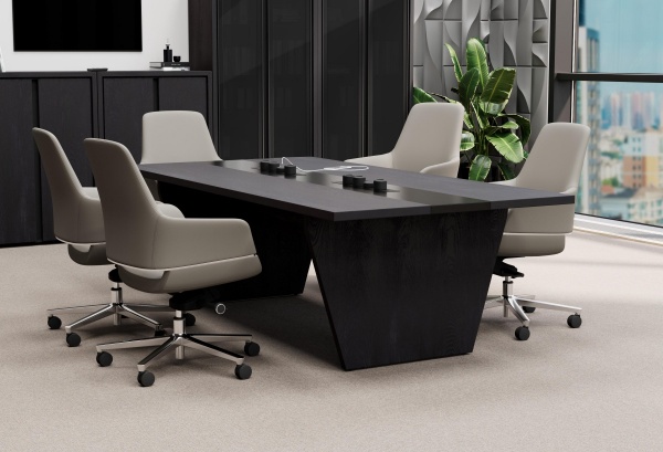 Цвет: "Каштан Тоскана", стол для совещаний "Corner"