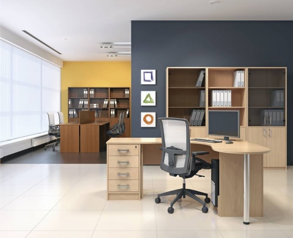 Офисная мебель "АРГО", цвет: Бук