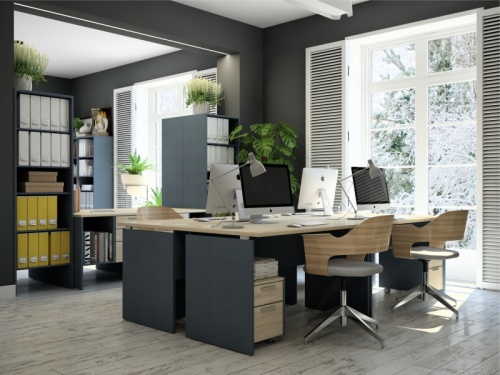 Офисная мебель «Инновация», цвет: «Дуб Сонома / Антрацит»