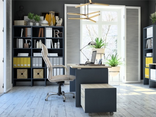 Офисная мебель «Инновация», цвет: «Дуб Сонома / Антрацит»