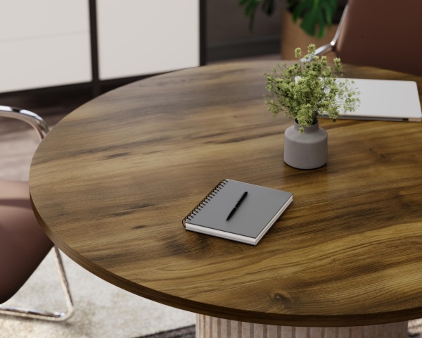 Стол для переговоров Felto, цвет: Сандал Янтарный, ЛДСП