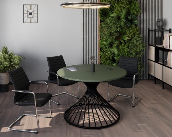 цвет: ЛДСП Кобо зелёный, столы для совещаний OAK