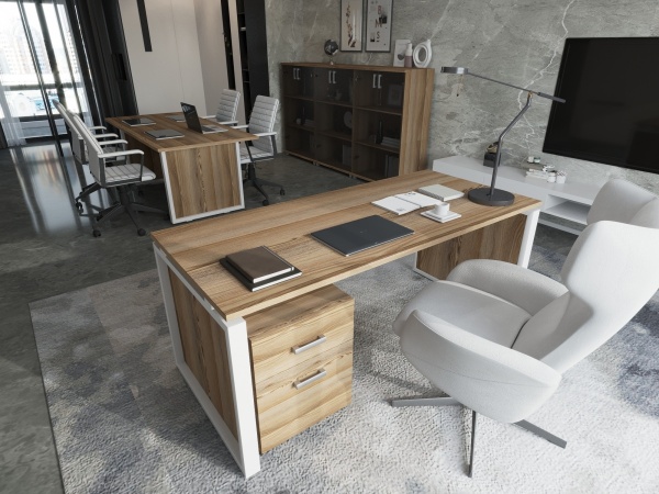 Аргентум-М, цвет:дуб сафари/белый