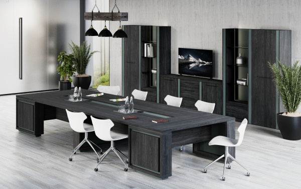 цвет: Дуб шерман/Зелёный камень, кабинет «Гринвуд»