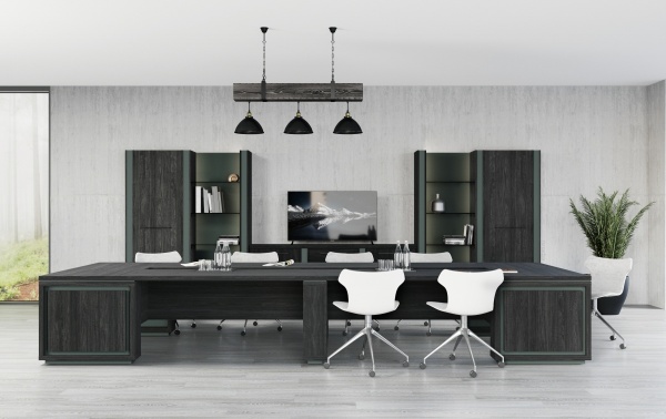 цвет: Дуб шерман/Зелёный камень, кабинет «Гринвуд»